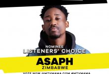 ASAPH to represent Zimbabwe at MTV MAMA - Listeners Choice