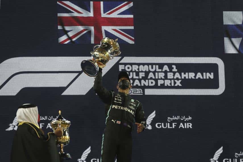 Lewis Hamilton Won The Bahrain Grand Prix By Fending Off Max Verstappen