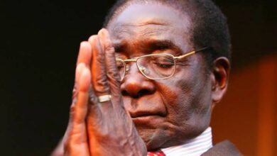 Former President of Zimbabwe Robert G Mugabe